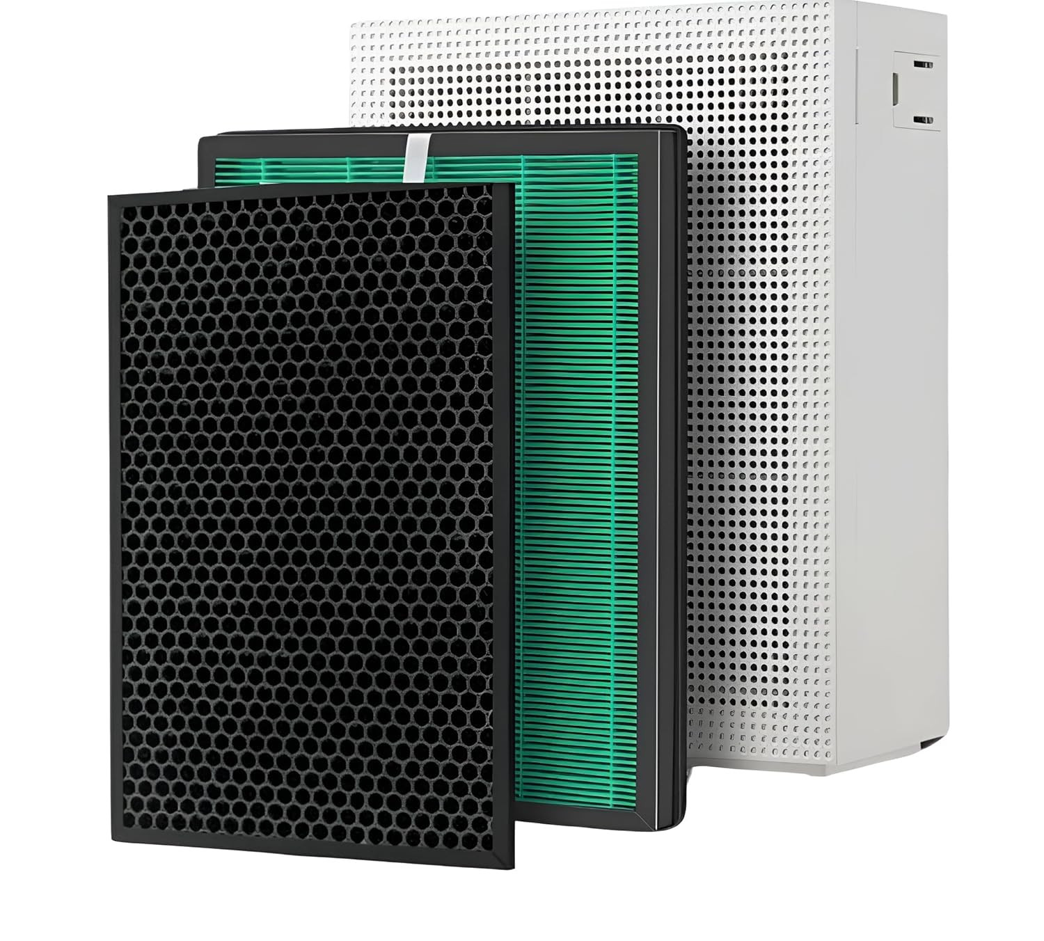 hepa Filter compatible with coway air purifier 150 (HEPA + CARBON SET) green