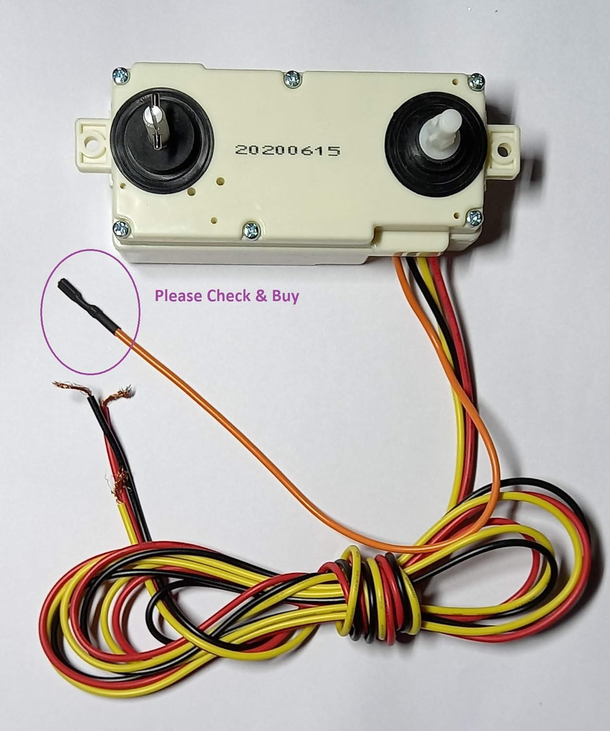 Tiksha Enterprises double knob 15 m 4 wire timer compatible for LG  Semi automatic Washing Machine 4 Wire Double wash Timer for (15 Minutes)